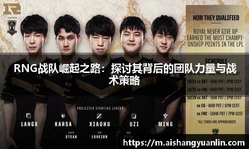 RNG战队崛起之路：探讨其背后的团队力量与战术策略
