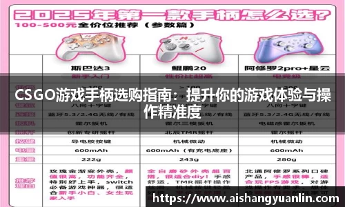 CSGO游戏手柄选购指南：提升你的游戏体验与操作精准度